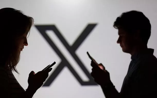 Logo do X em imagem ilustrativa - 11/09/2025