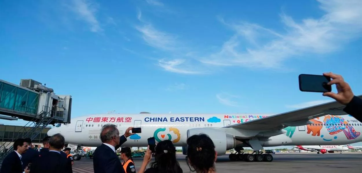 Primeira rota aérea direta é lançada entre China e Argentina