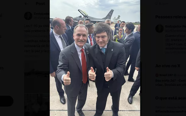 Peter Lamelas e Javier Milei