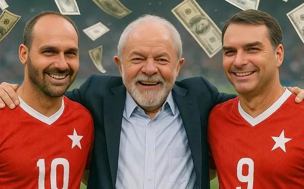 Danilo Gentili diz que Eduardo e Flávio Bolsonaro jogam no time de Lula