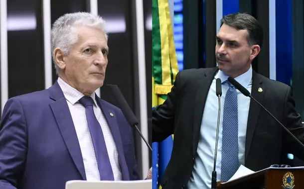 Rogério Correia e Flávio Bolsonaro