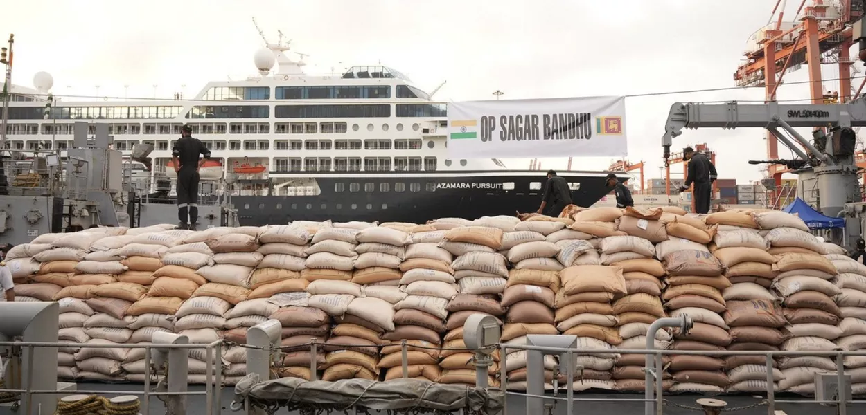 Índia envia mil toneladas de ajuda ao Sri Lanka após devastação do ciclone Ditwah