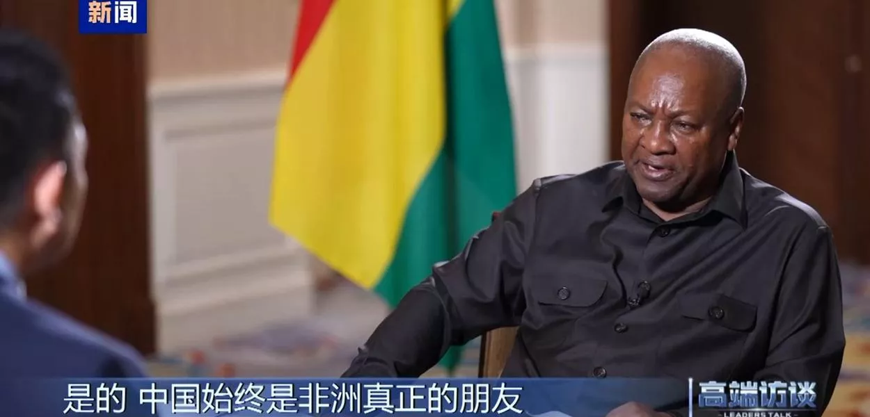 Presidente de Gana concede entrevista exclusiva ao CMG