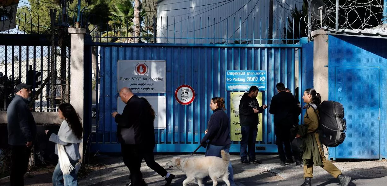 Sede da Agência das Nações Unidas de Assistência aos Refugiados da Palestina (UNRWA), em Jerusalém
8 de dezembro de 2025 
