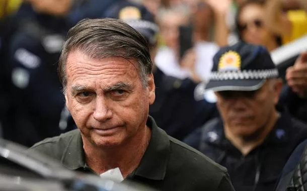 O ex-presidente Jair Bolsonaro em Brasília-DF - 14/09/2025 