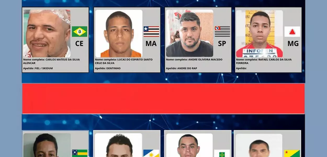 Site faz parte do Programa Captura, voltado para identificação, localização e prisão de criminosos considerados de alta periculosidade