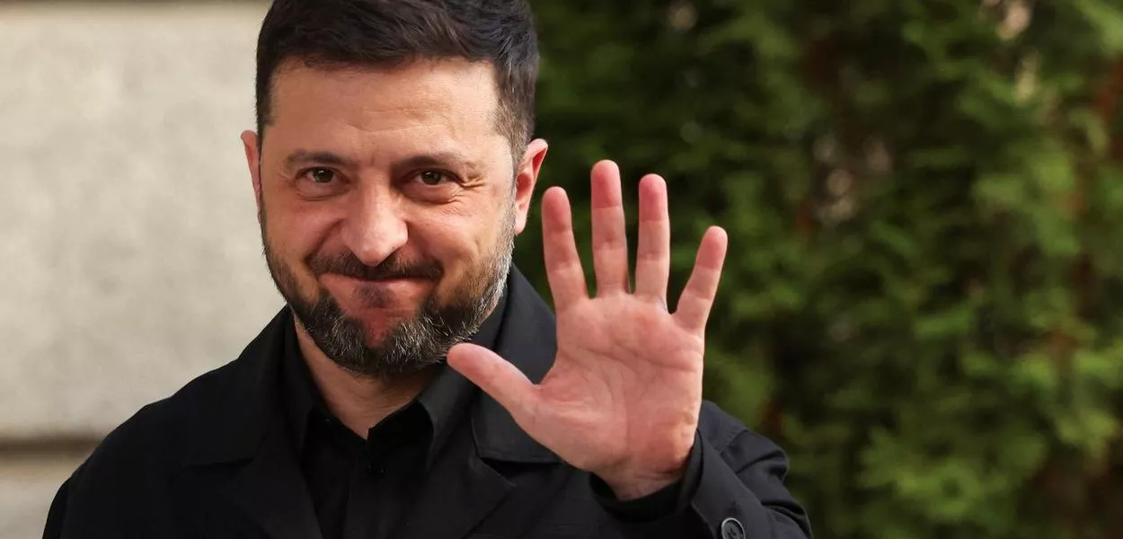 O presidente ucraniano, Volodymyr Zelensky - 18/11/2025