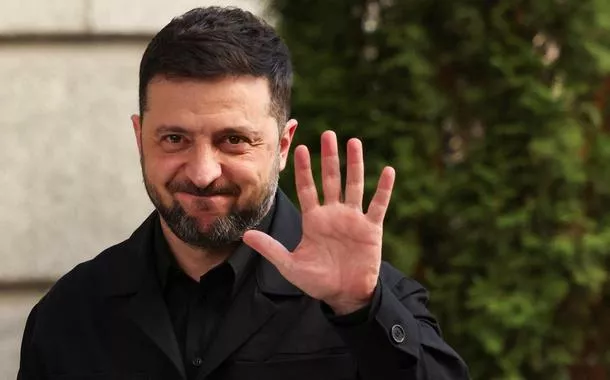 O presidente ucraniano, Volodymyr Zelensky - 18/11/2025