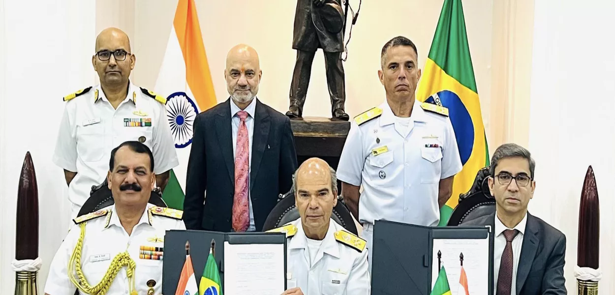 Brasil e Índia firmam memorando para manutenção dos submarinos Scorpène