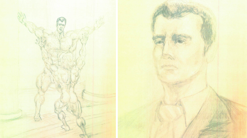 Desenhos feitos pelo jovem depois do suposto estupro: relação afetuosa