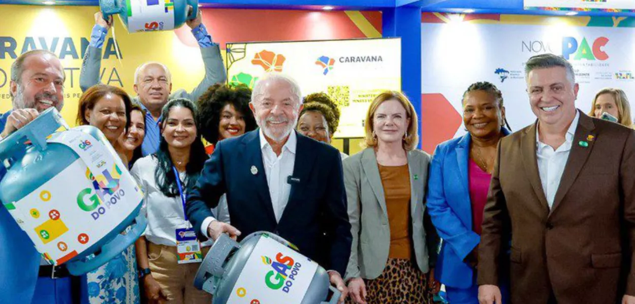 Lula comandou a Caravana Federativa em Minas Gerais