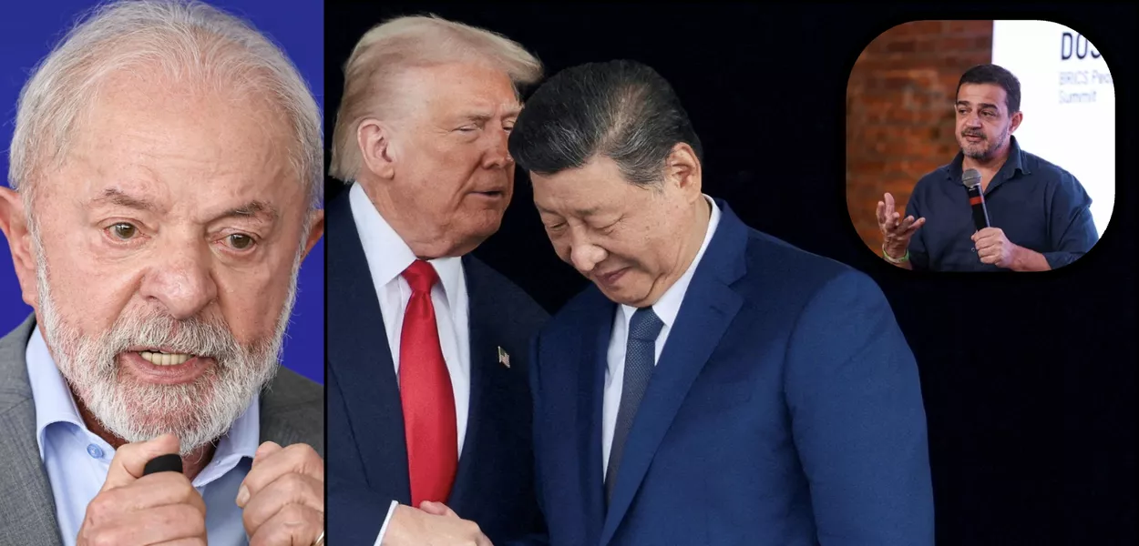 Lula, Donald Trump, Xi Jinping e Elias Jabbour