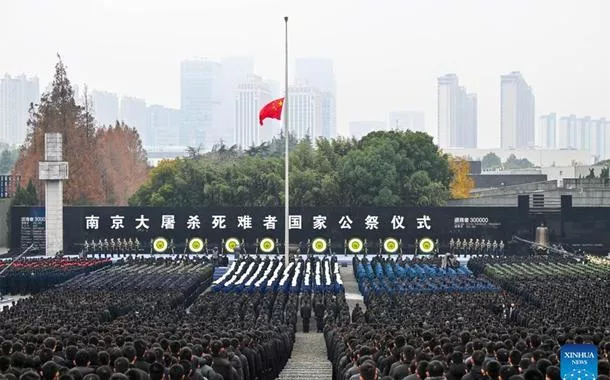 China realiza 12ª cerimônia nacional pelas vítimas do Massacre de Nanjing