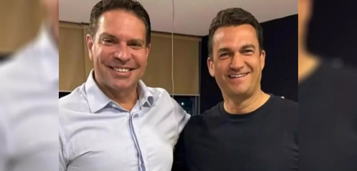 O empresário do garimpo Rodrigo Cataratas e Alexandre Ramagem