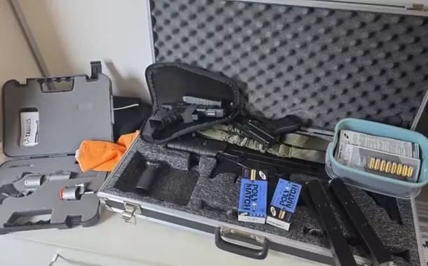 Armas apreendidas durante nova fase da Operação Sem Desconto