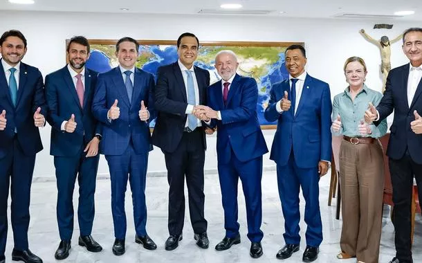 Presidente Lula durante reunião de indicação de Gustavo Feliciano ao cargo de ministro do Turismo.