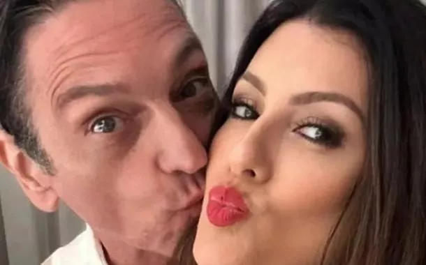 Paulo Miklos e sua ex-mulher,  Renata Galvão