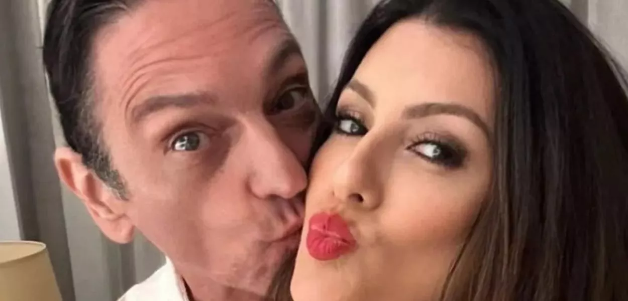 Paulo Miklos e sua ex-mulher,  Renata Galvão