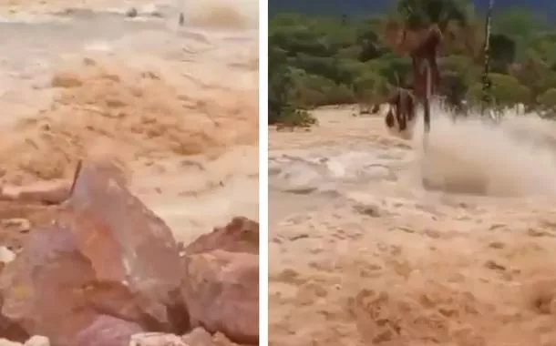 Região do Tocantins onde uma barragem se rompeu