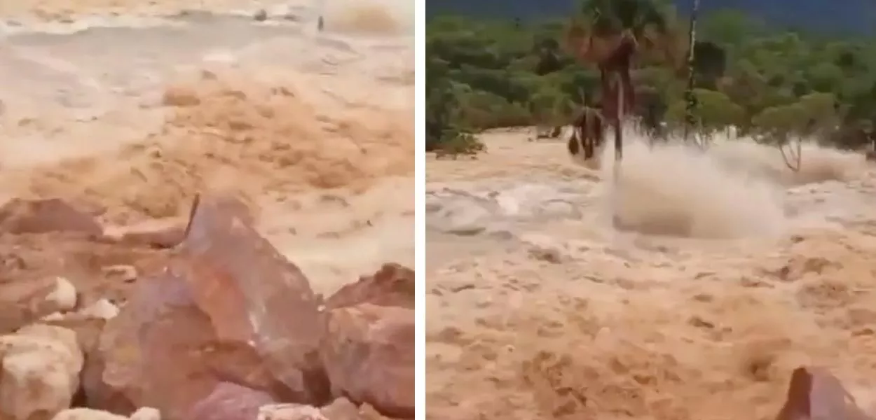 Região do Tocantins onde uma barragem se rompeu