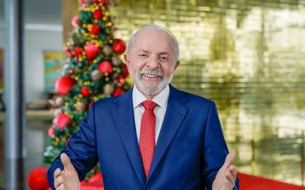 O presidente Luiz Inácio Lula da Silva em pronunciamento à nação por ocasião do Natal - 24/12/2025