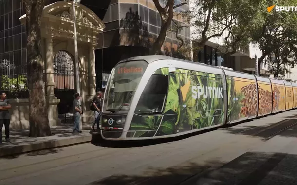 Campanha da Sputnik no VLT do Rio