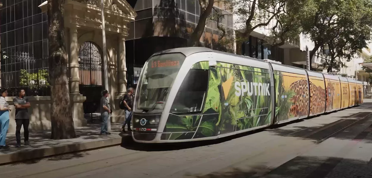 Campanha da Sputnik no VLT do Rio