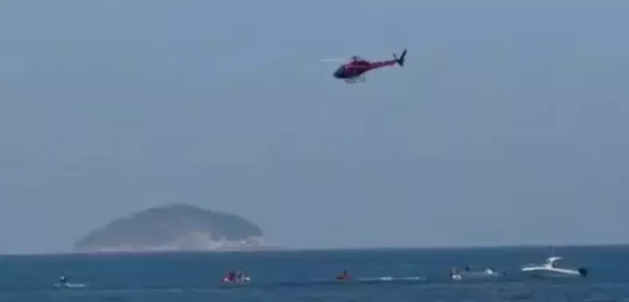 Queda de avião em Copacabana