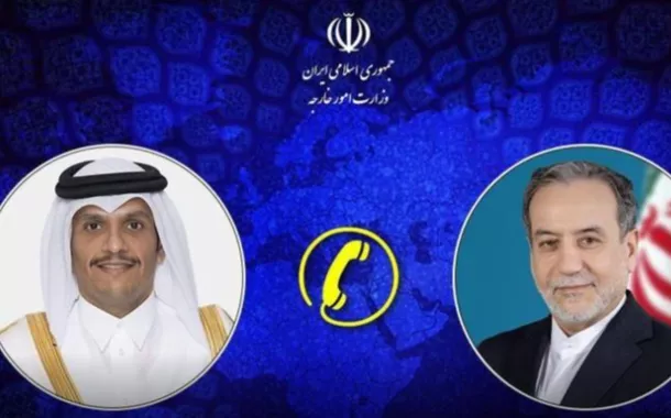 Al Thani (Catar) e Araqchi (Irã)