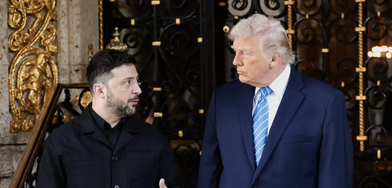 Zelensky e Trump
