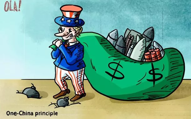 EUA empurram o Estreito de Taiwan para situação perigosa com venda de armas à ilha