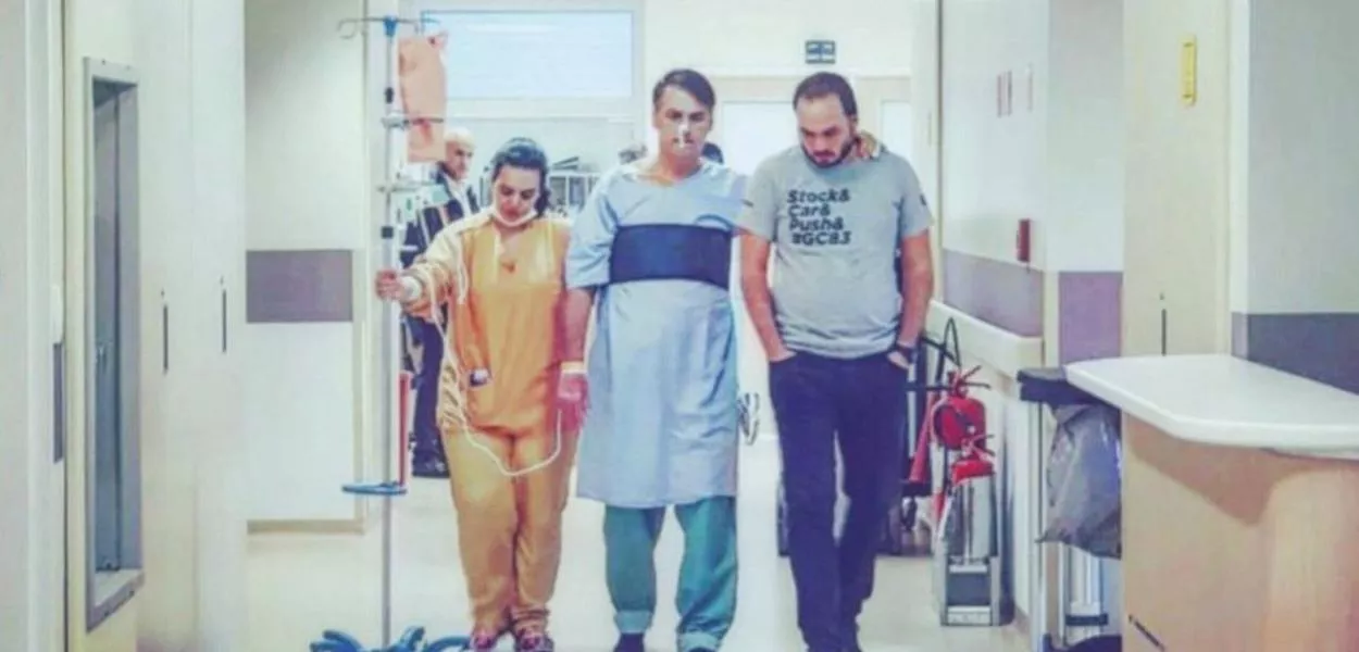 Jair e Carlos Bolsonaro