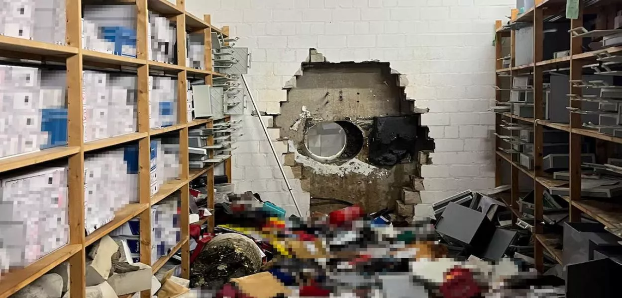 Ladrões invadem cofre de banco alemão e fogem com milhões