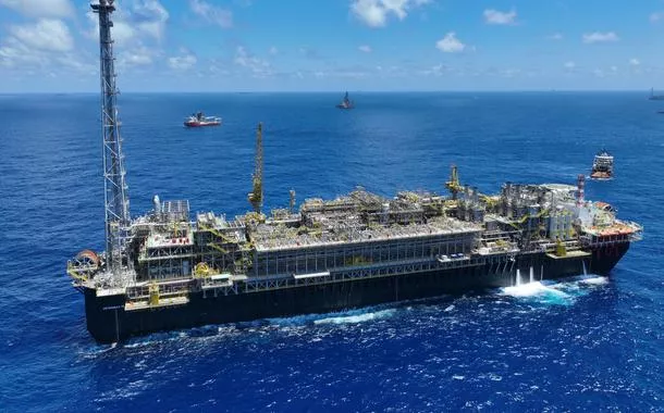A FPSO P-78 é a sétima plataforma em operação no campo de Búzios, no pré-sal da Bacia de Santos