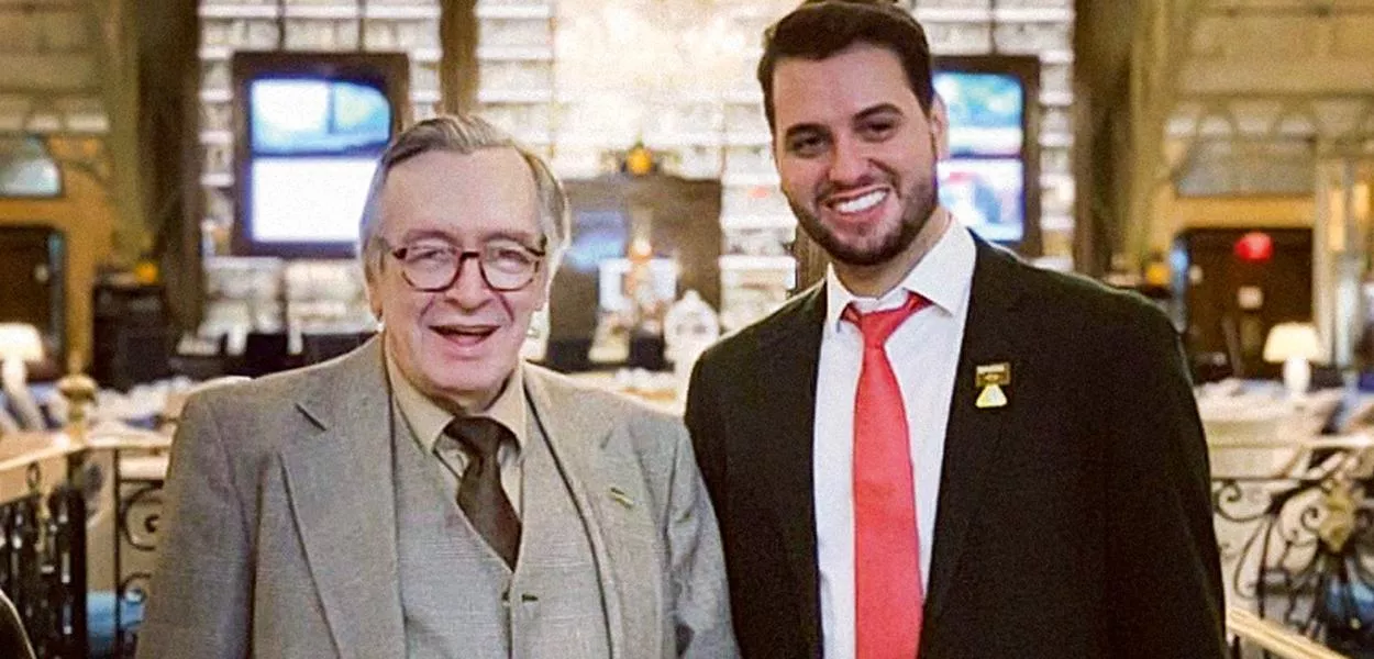 Olavo de Carvalho e Filipe Martins