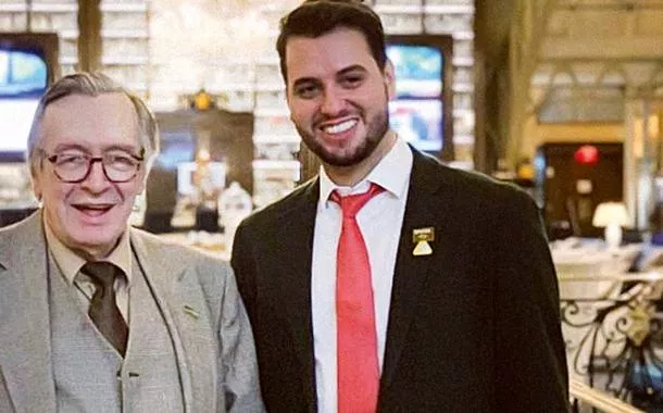 Olavo de Carvalho e Filipe Martins