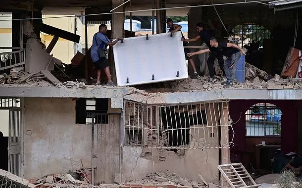 Casas venezuelanas foram destruídas após ataque dos EUA
