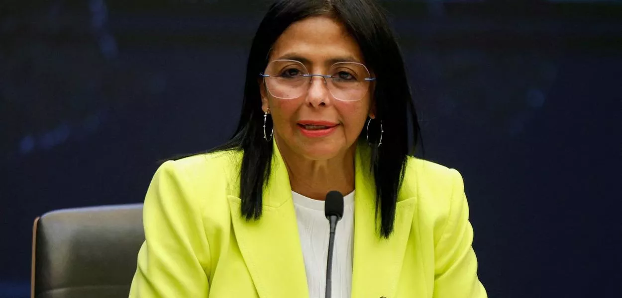 Delcy Rodríguez em Caracas - 10/3/2025
