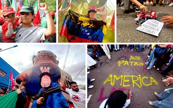 Manifestantes no mundo exigem libertação de Maduro e rejeitam intervenção dos EUA