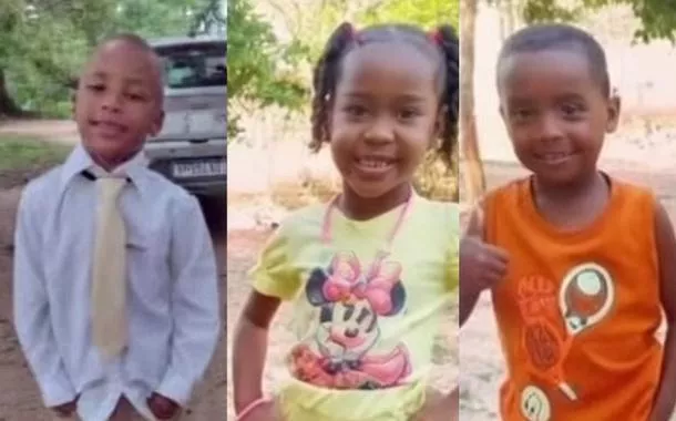 As crianças, de 8, 6 e 4 anos, sumiram na tarde de domingo (4/1). Autoridades e moradores realizam buscas na região