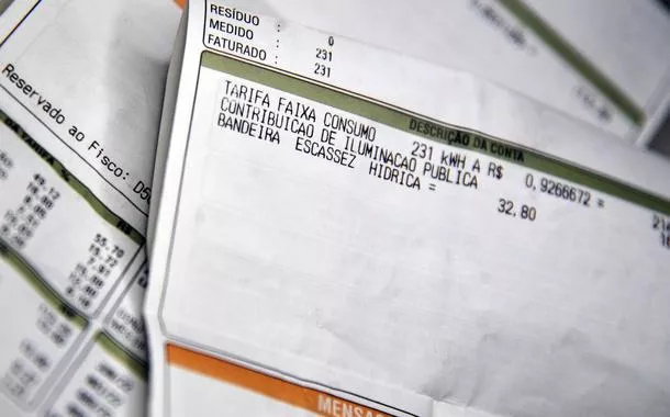 Conta de energia elétrica