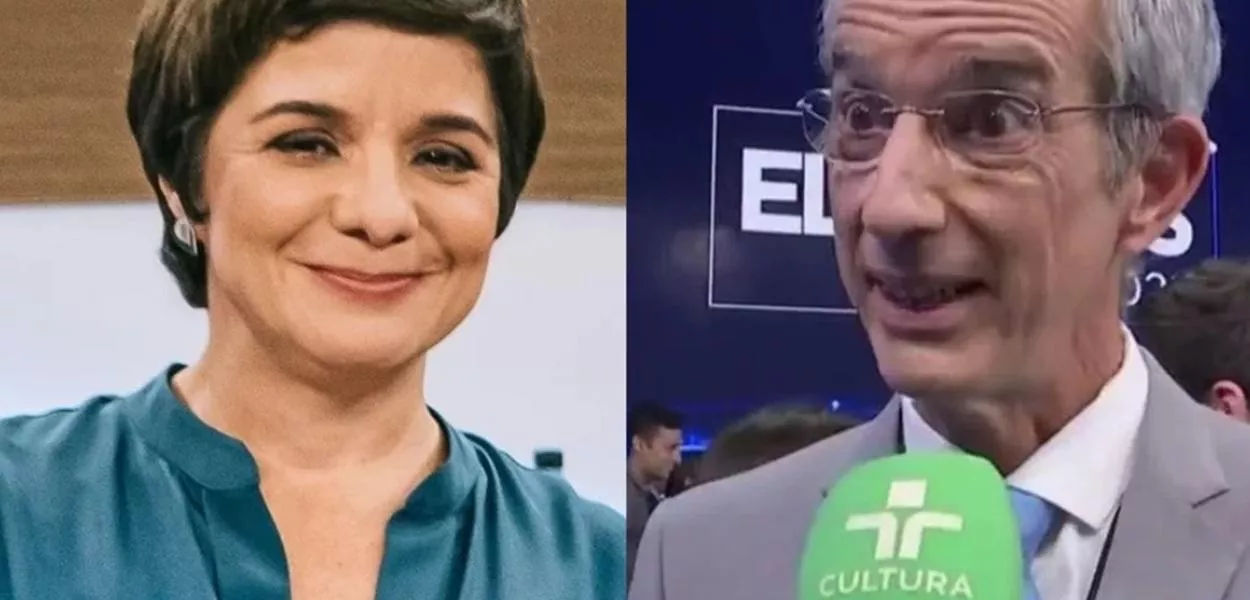 Vera Magalhães e Leão Serva