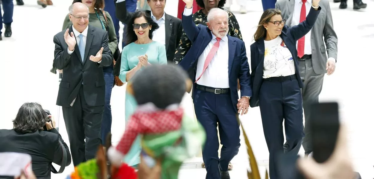 Brasília (DF) - 08/01/2026 - O presidente Luiz Inácio Lula da Silva, após participar da cerimônia relativa aos atos antidemocráticos de 8 de janeiro e assinatura do veto integral ao PL da Dosimetria, no Palácio do Planalto
