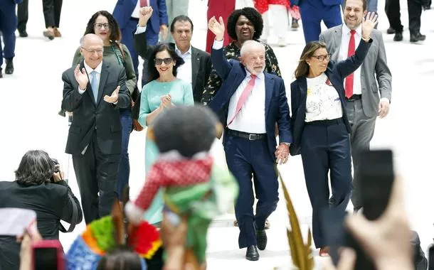 Brasília (DF) - 08/01/2026 - O presidente Luiz Inácio Lula da Silva, após participar da cerimônia relativa aos atos antidemocráticos de 8 de janeiro e assinatura do veto integral ao PL da Dosimetria, no Palácio do Planalto