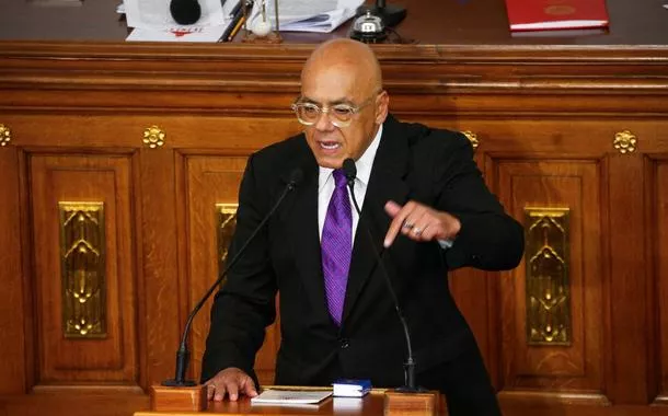 O presidente da Assembleia Nacional da Venezuela, Jorge Rodríguez