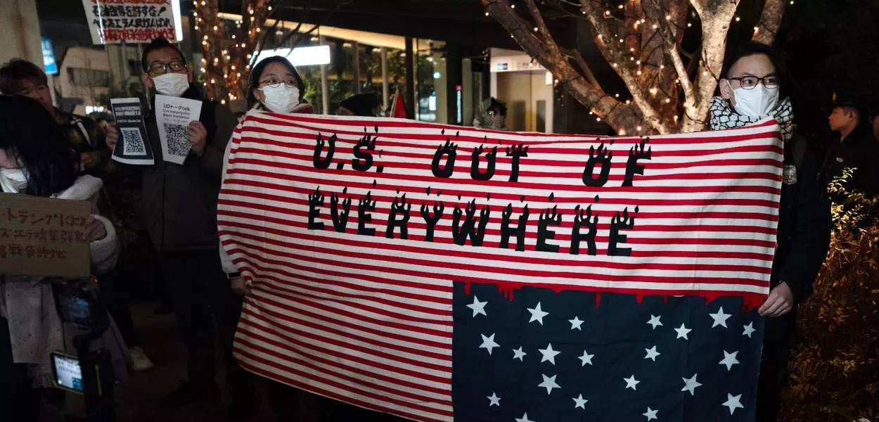 Protestas mundiales contra las guerras patrocinadas por Estados Unidos