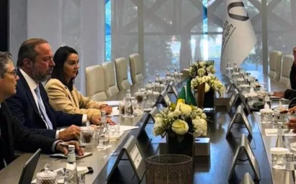 Reunião entre Alexandre Silveira e Bandar Al-Khorayef