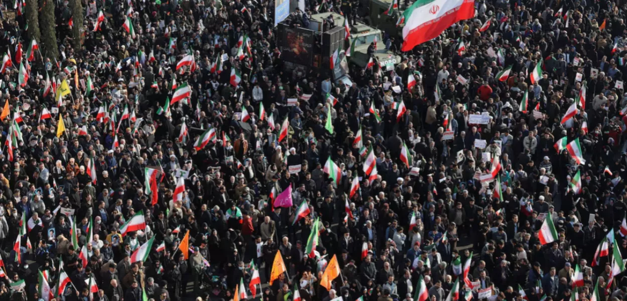 Pro-government demonstration in Tehran