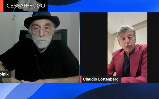 Alex Solnik e o doutor Claudio Lottenberg