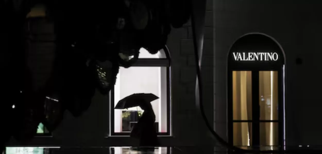 Boutique da Valentino em Roma